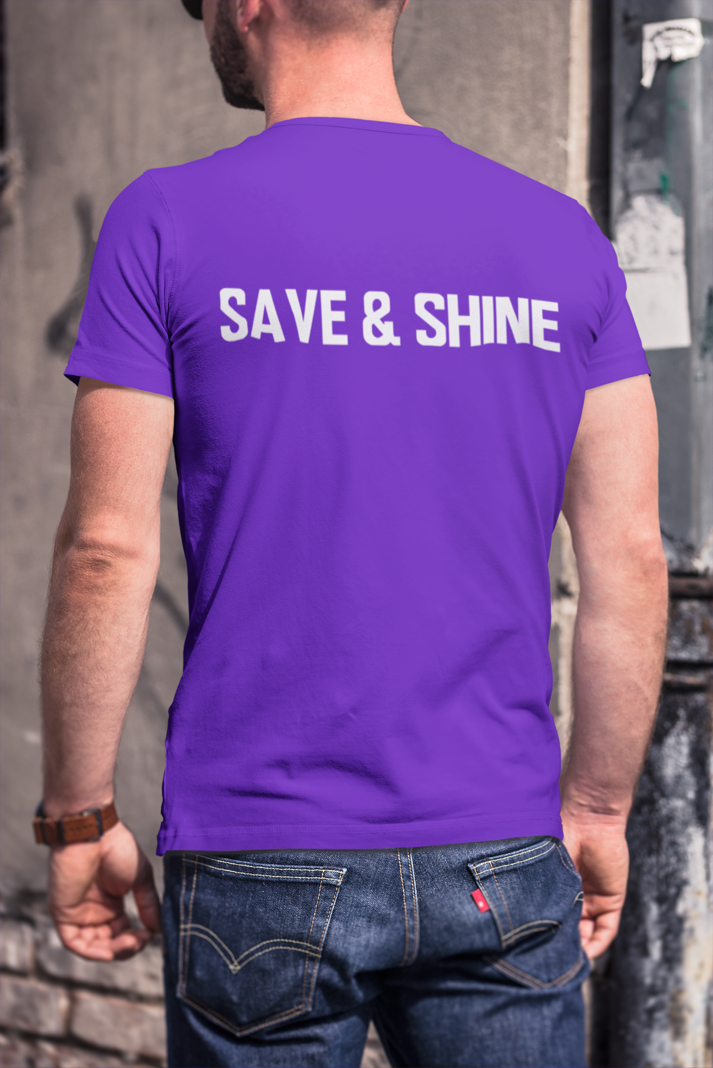 Save and Shine Small Logo Unisex Tee - Ruff Life Rescue Wear