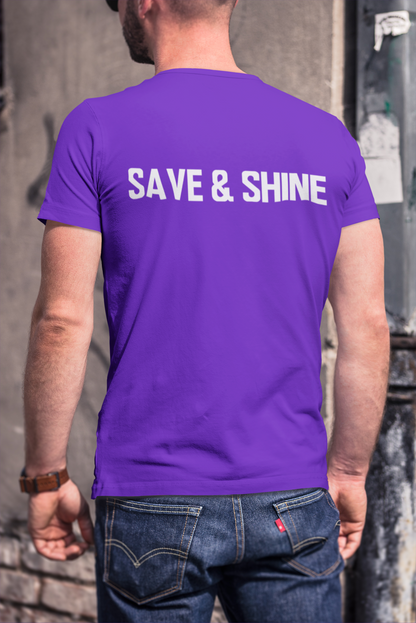 Save and Shine Small Logo Unisex Tee - Ruff Life Rescue Wear
