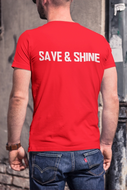 Save and Shine Small Logo Unisex Tee - Ruff Life Rescue Wear