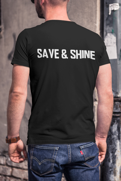 Save and Shine Small Logo Unisex Tee - Ruff Life Rescue Wear