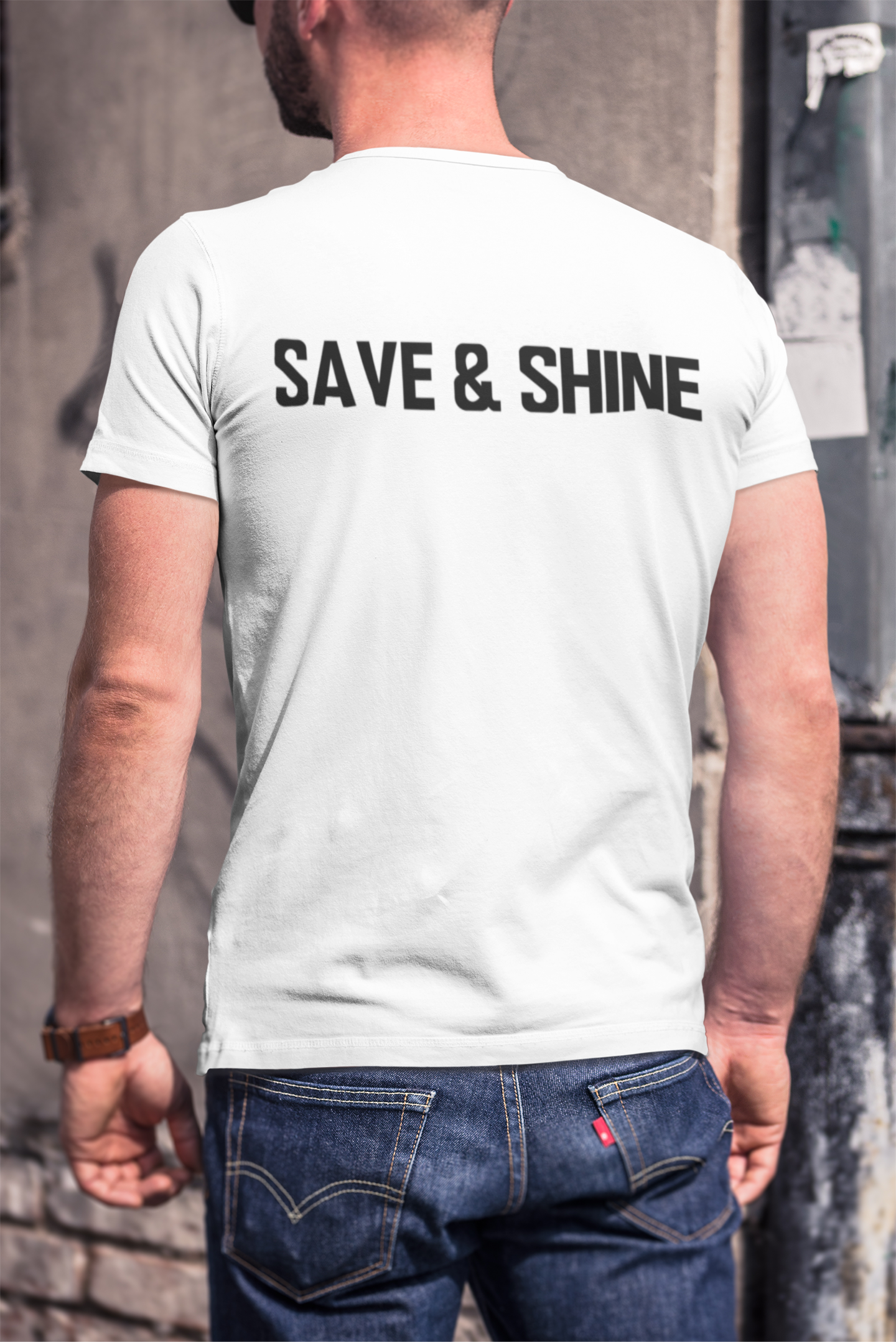 Save and Shine Small Logo Unisex Tee - Ruff Life Rescue Wear