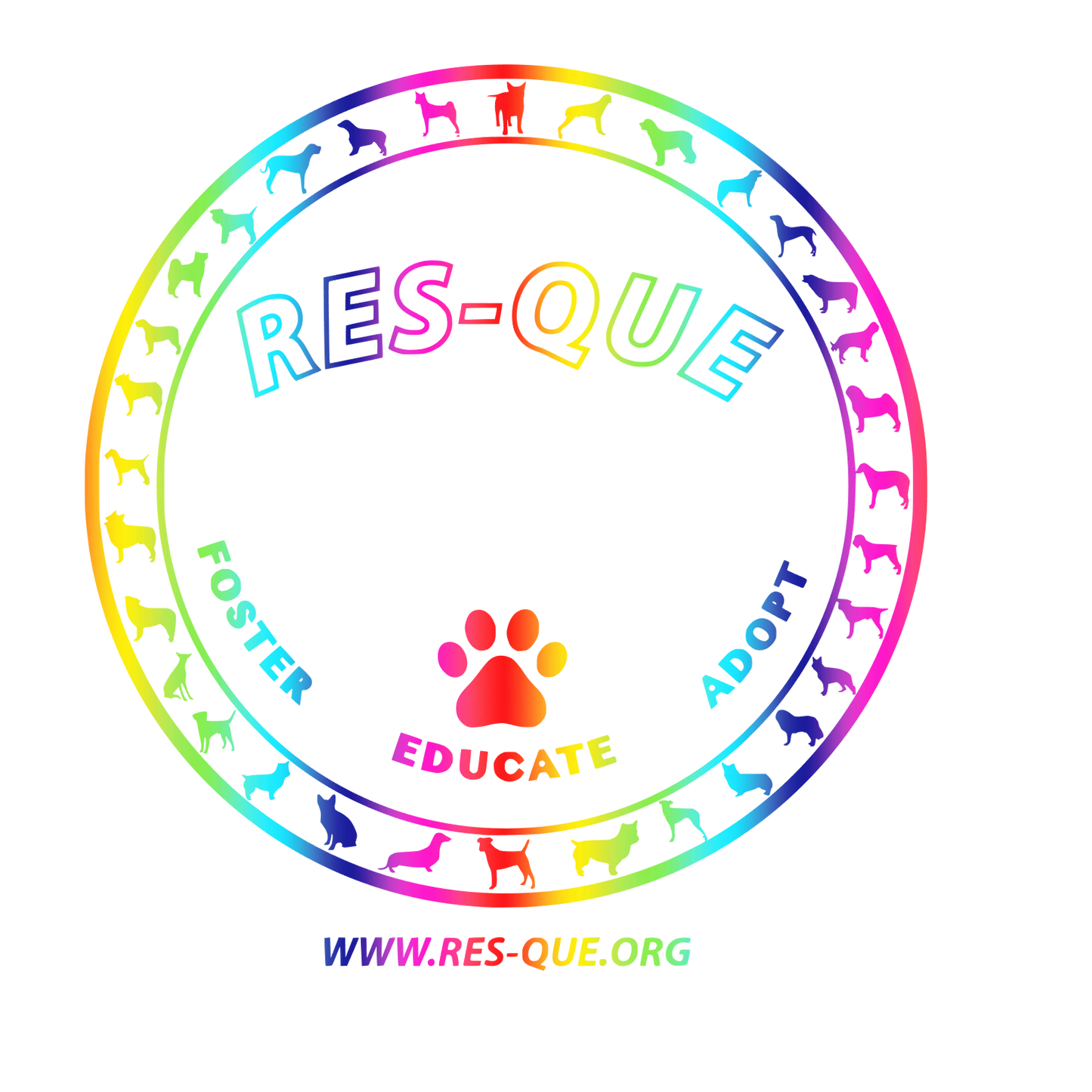 Pride Res-que Unisex Tees - Ruff Life Rescue Wear