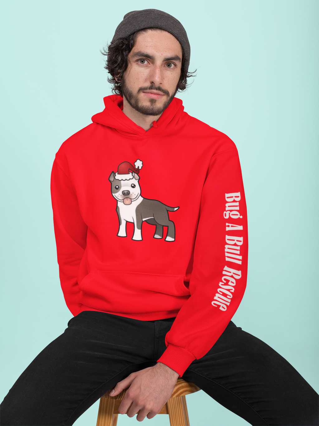 Bug A Bull Christmas Hoodie (Available in several colors)