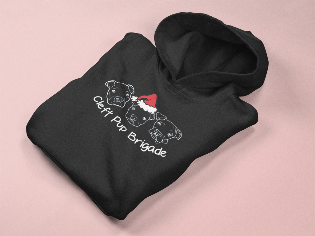 Cleft Pup Brigade Christmas Hoodies (Available in several colors)