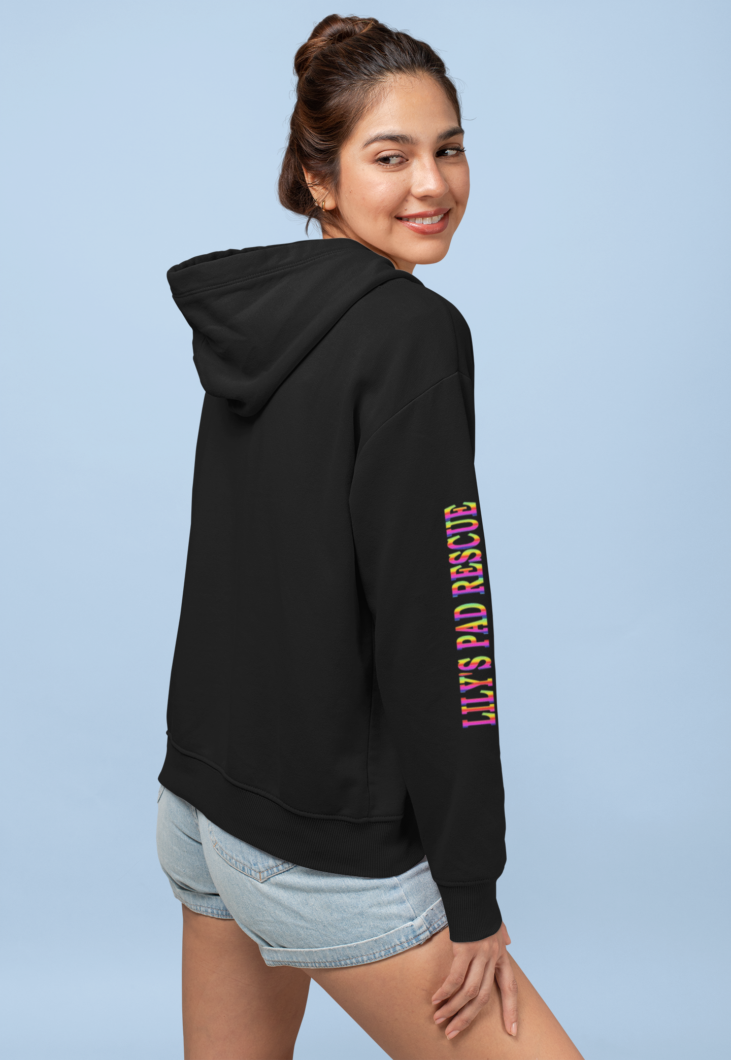 Lily's Pad Pride Zip Up Hoodie - Ruff Life Rescue Wear
