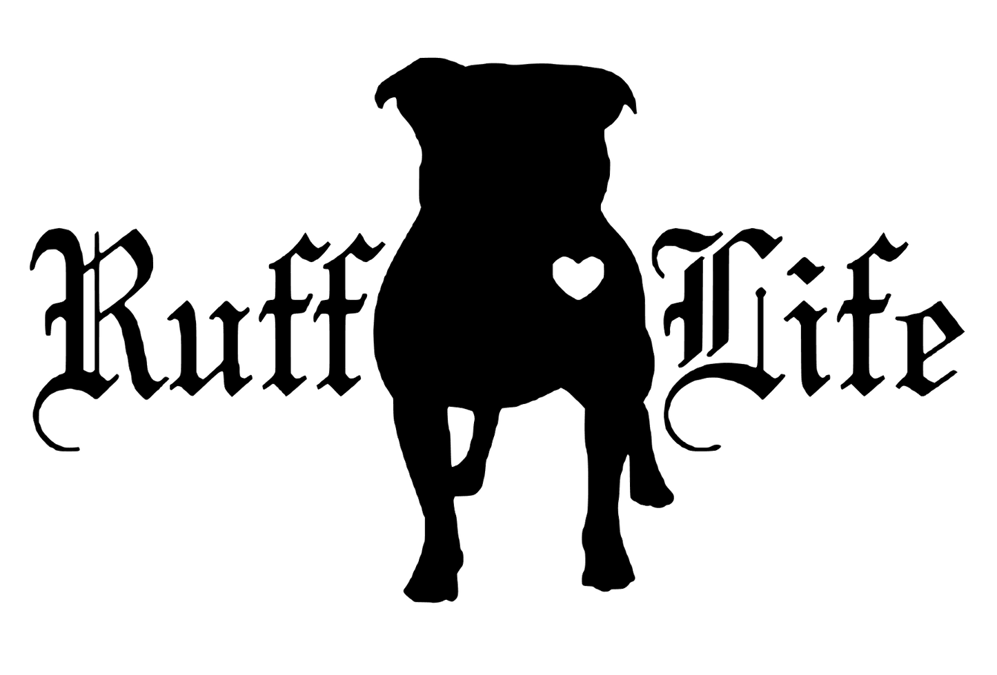 Pitty Zip Up Hoodie - Ruff Life Rescue Wear