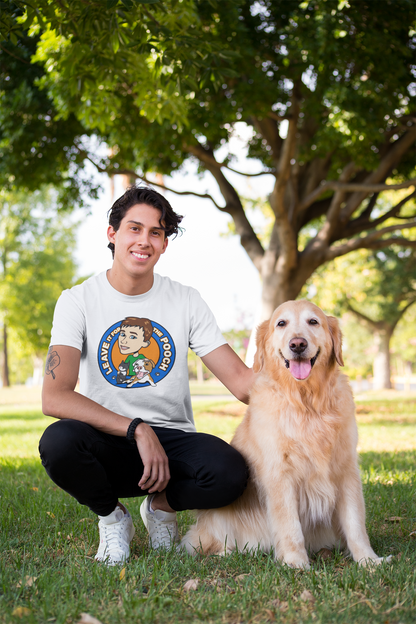 Leave It For The Pooch Large Logo Unisex Tee - Ruff Life Rescue Wear