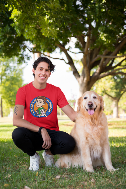 Leave It For The Pooch Large Logo Unisex Tee - Ruff Life Rescue Wear