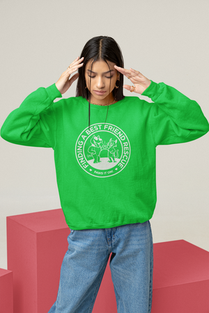 Finding A Best Friend Christmas Sweatshirt (available in several colors)