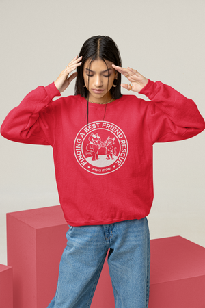 Finding A Best Friend Christmas Sweatshirt (available in several colors)