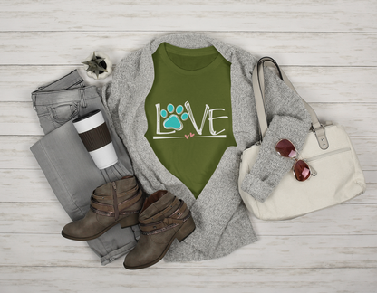 Lily's Valentine Tee (available in several colors) - Ruff Life Rescue Wear