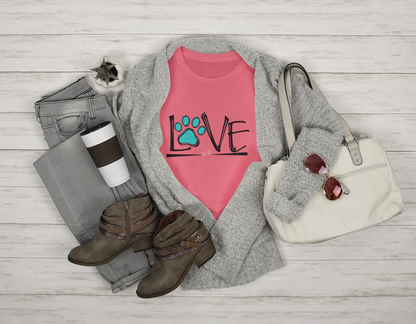 Lily's Valentine Tee (available in several colors) - Ruff Life Rescue Wear