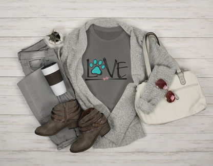 Lily's Valentine Tee (available in several colors) - Ruff Life Rescue Wear