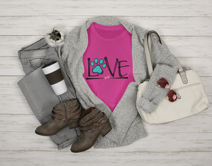 Lily's Valentine Tee (available in several colors) - Ruff Life Rescue Wear