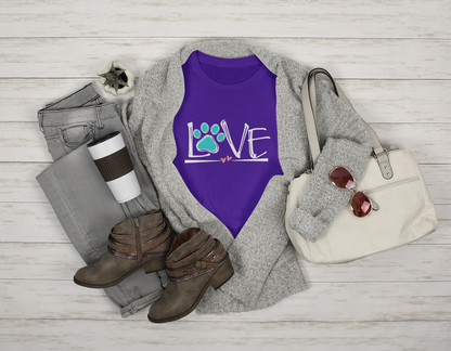 Lily's Valentine Tee (available in several colors) - Ruff Life Rescue Wear