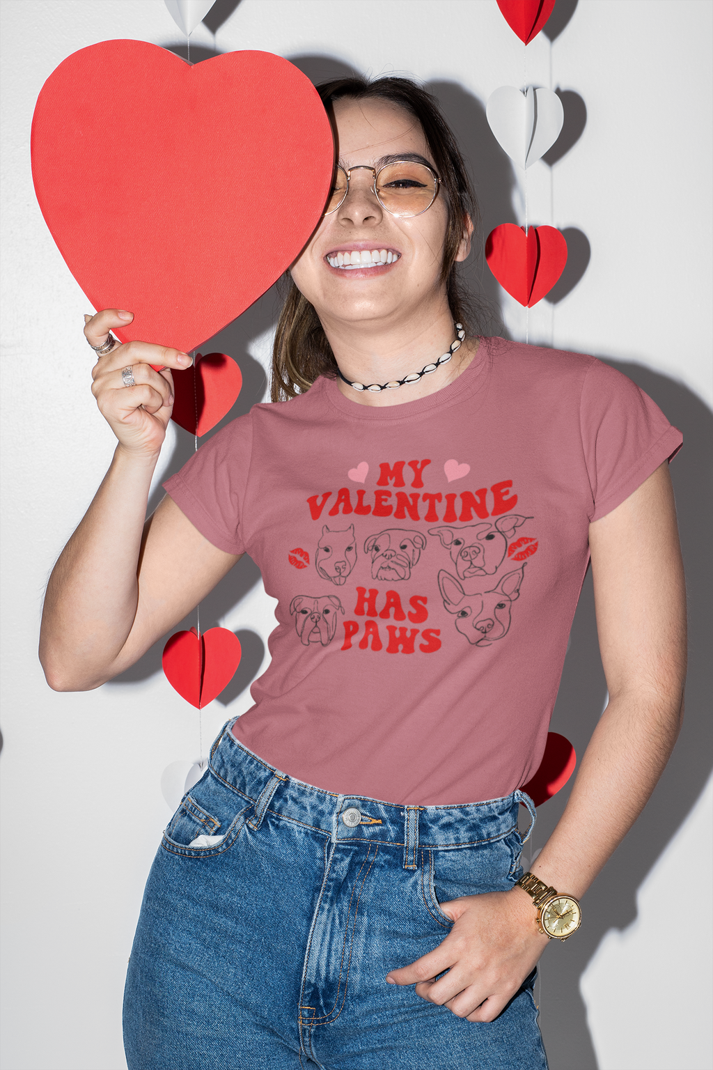 California Bully Rescue Valentines Tee (available in several colors)