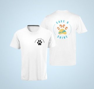 Save and Shine Unisex Tee (Available in several colors) - Ruff Life Rescue Wear