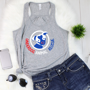 Underdog Patriotic Flowy Racerback Tank